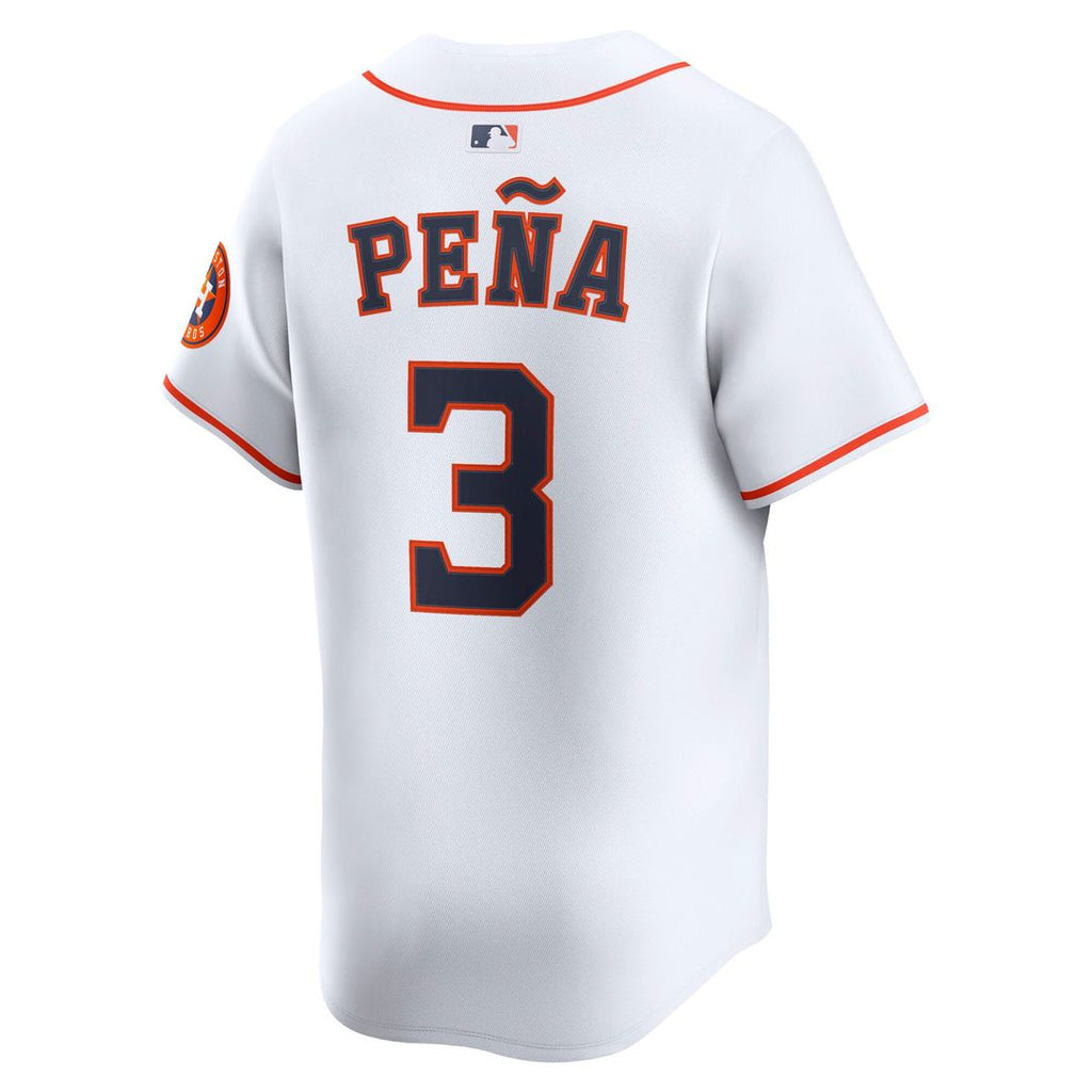 Houston Astros Jeremy Peña Nike White Home Limited Player Jersey product image 3, provided for visual reference and product