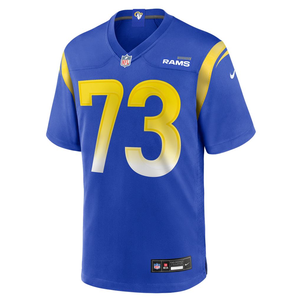 Los Angeles Rams Steve Avila Nike Royal Home Game Jersey product image 2, provided for visual reference and product detail