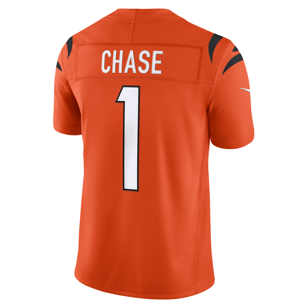 Cincinnati Bengals Ja'Marr Chase Nike Black Team Vapor F.U.S.E. Stitched Limited Jersey product image 12, provided for