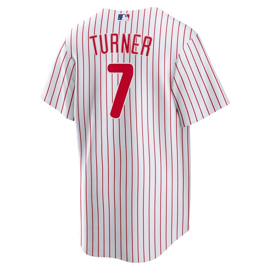 Philadelphia Phillies Trea Turner Nike White Home Replica Player Jersey product image 3, provided for visual reference and