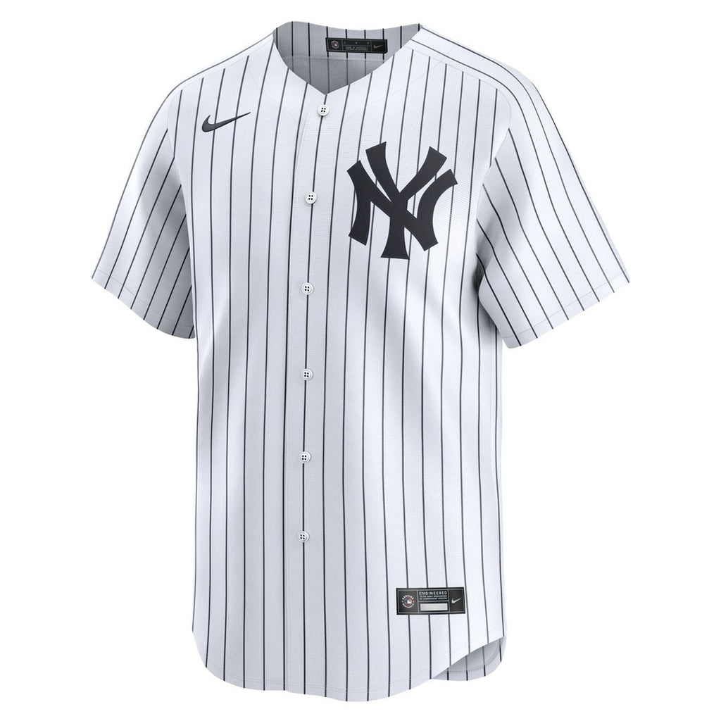 New York Yankees Clarke Schmidt Nike White Home Limited Player Jersey product image 2, provided for visual reference and