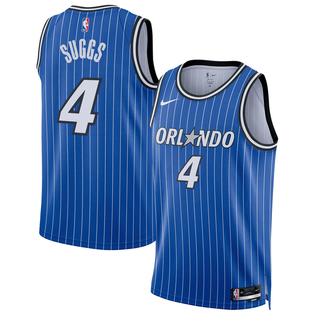 Orlando Magic Nike Replica Icon Edition Swingman Jersey - Blue - Jalen Suggs - Unisex product image 2, provided for visual