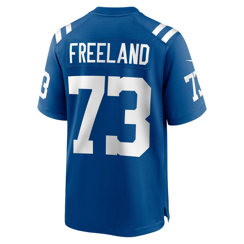 Indianapolis Colts Blake Freeland Nike Royal Team Game Jersey product image 3, provided for visual reference and product