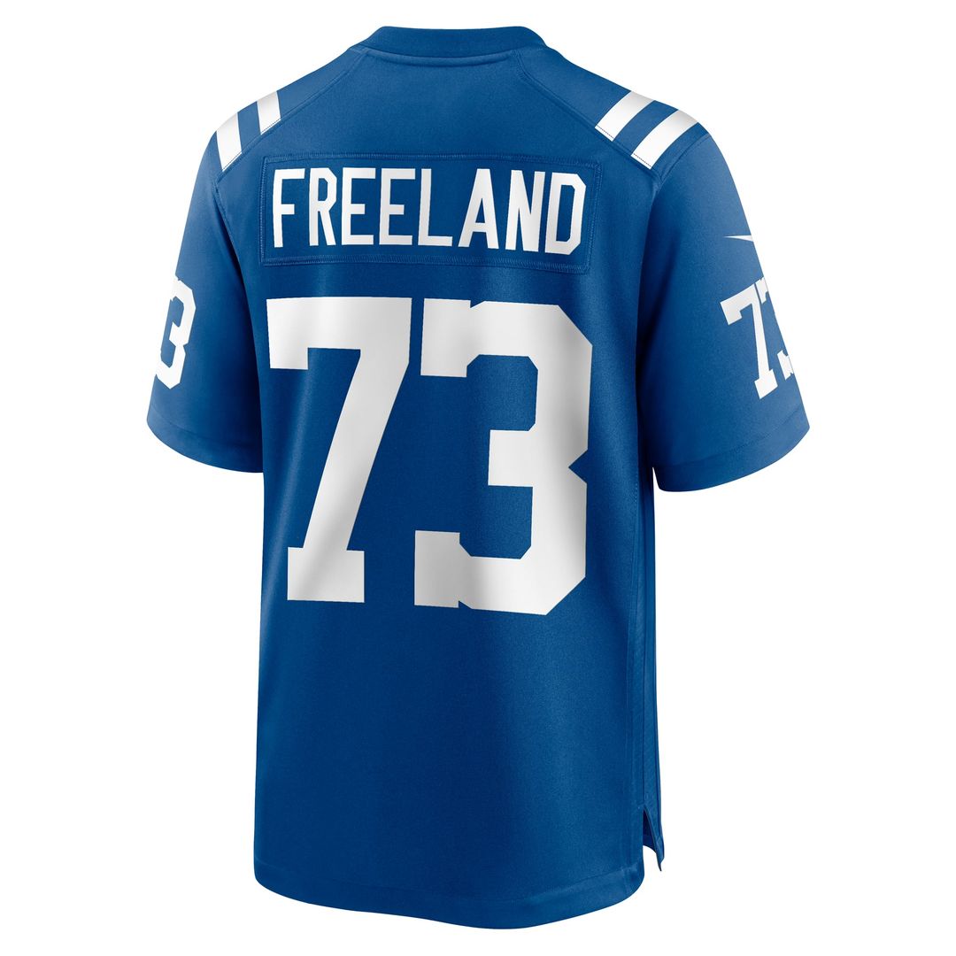 Indianapolis Colts Blake Freeland Nike Royal Team Game Jersey product image 3, provided for visual reference and product