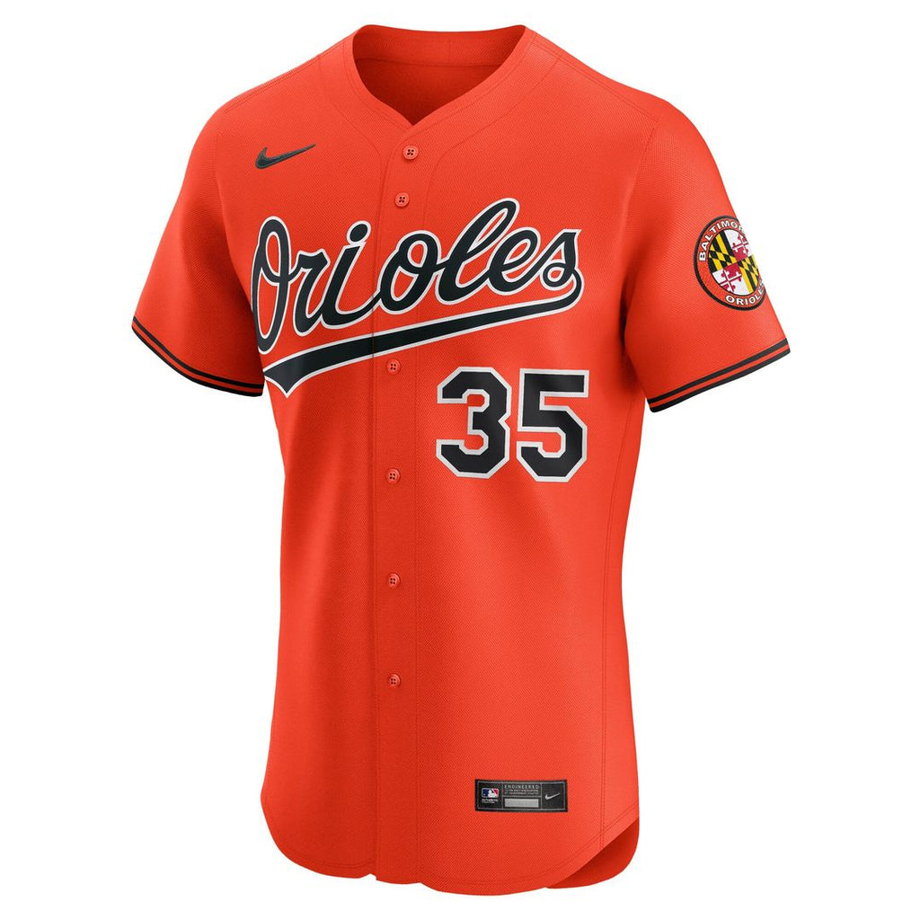 Baltimore Orioles Adley Rutschman Nike Orange Alternate 2 Elite Jersey product image 5, provided for visual reference and
