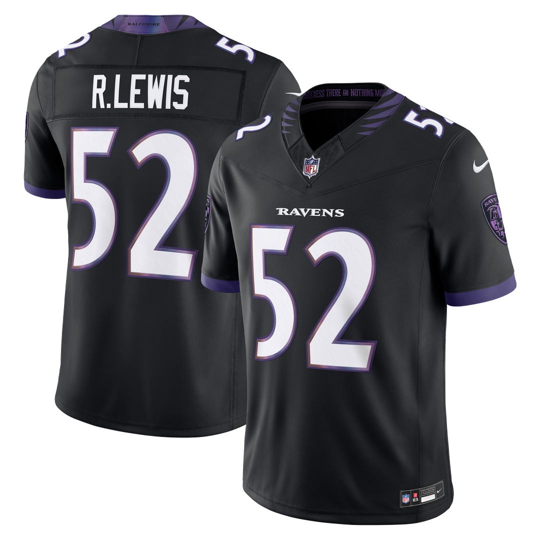 Baltimore Ravens Ray Lewis Nike Black Alternate Vapor F.U.S.E. Stitched Retired Player Limited Jersey product image 4,