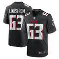 Atlanta Falcons Chris Lindstrom Nike Black Team Game Jersey product image 1, provided for visual reference and product