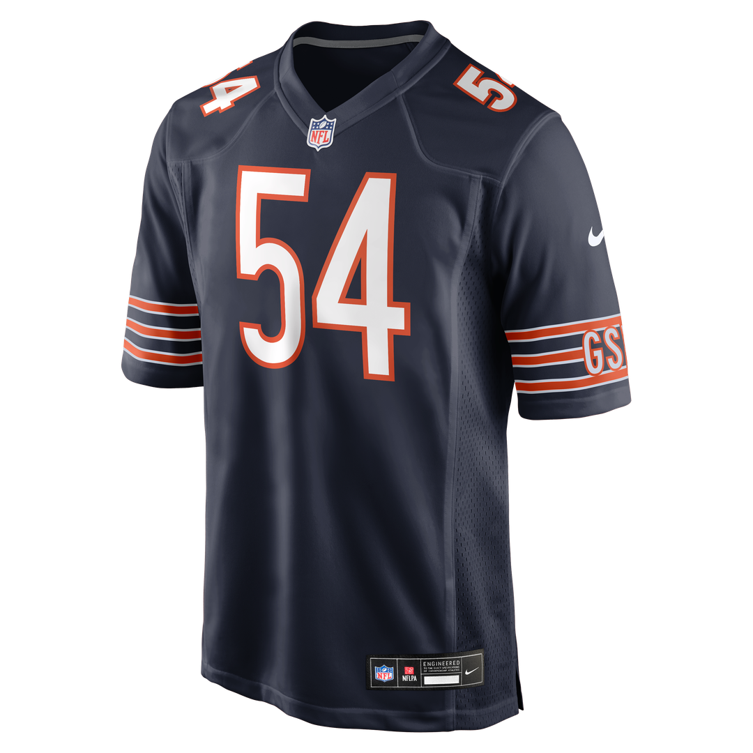 Chicago Bears Brian Urlacher Nike White Retired Player Game Jersey product image 8, provided for visual reference and
