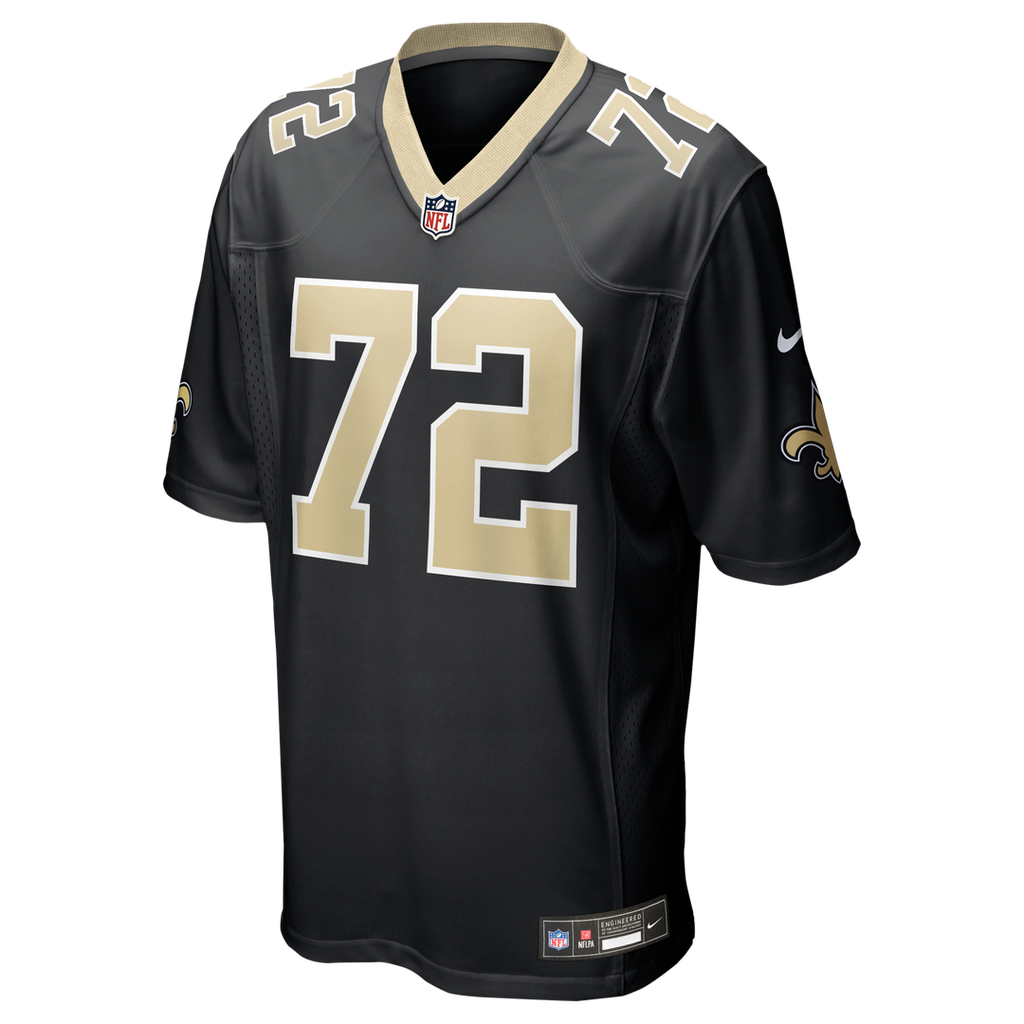 New Orleans Saints Asim Richards Nike Black Team Game Jersey product image 2, provided for visual reference and product