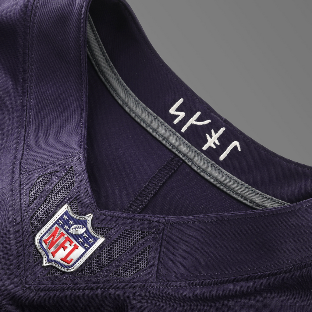 Minnesota Vikings Justin Jefferson Nike Purple 2026 Rivalries Collection Stitched Limited Jersey product image 5, provided