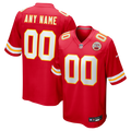 Kansas City Chiefs Nike Red Custom Game Jersey product image 1, provided for visual reference and product detail review