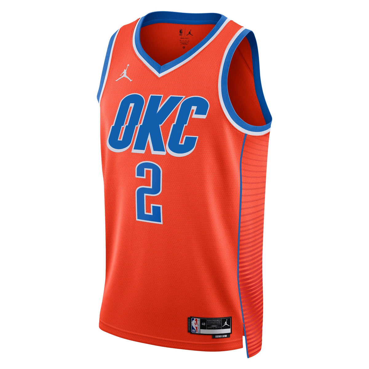 Oklahoma City Thunder Jordan Statement Edition Swingman Jersey - Orange - Shai Gilgeous-Alexander - Unisex product image 2,