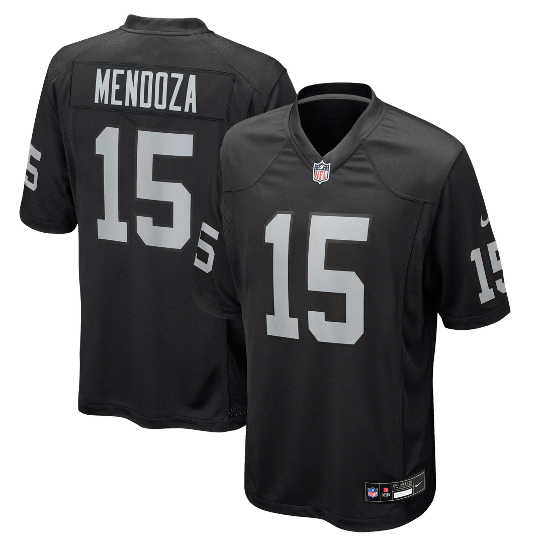 Las Vegas Raiders Fernando Mendoza Nike White Game Player Jersey product image 7, provided for visual reference and product