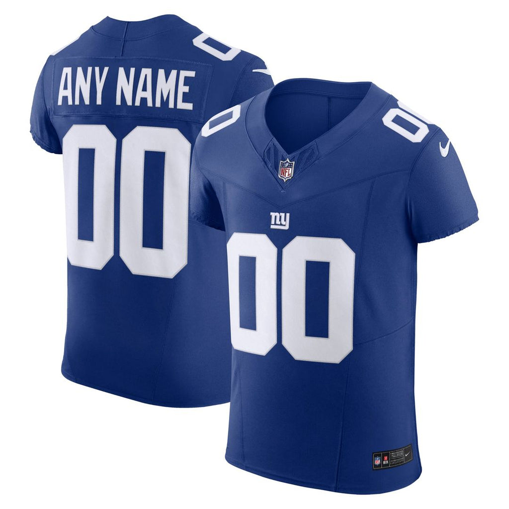 New York Giants Nike Royal Vapor F.U.S.E. Elite Custom Jersey product image 1, provided for visual reference and product