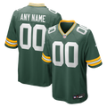 Green Bay Packers Nike Green Custom Game Jersey product image 1, provided for visual reference and product detail review