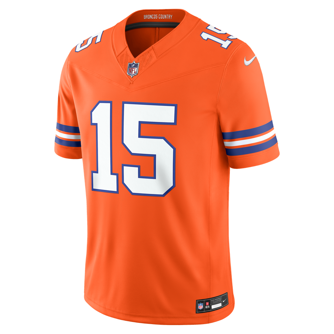 Denver Broncos Nik Bonitto Nike Navy Alternate Vapor F.U.S.E. Stitched Limited Jersey product image 8, provided for visual