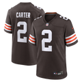 Cleveland Browns DeAndre Carter Nike Brown Team Game Jersey product image 1, provided for visual reference and product