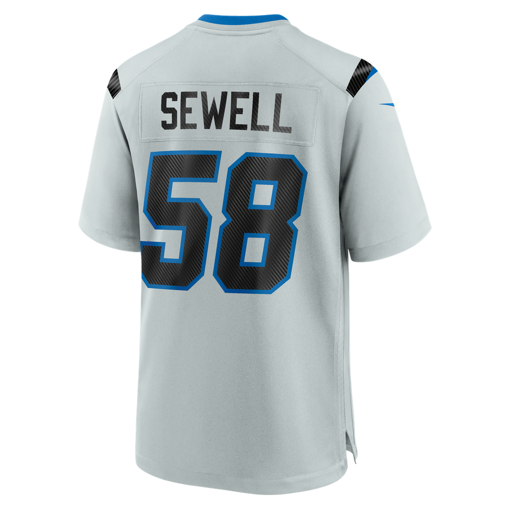 Detroit Lions Penei Sewell Nike Silver 2026 Rivalries Collection Game Jersey product image 7, provided for visual reference