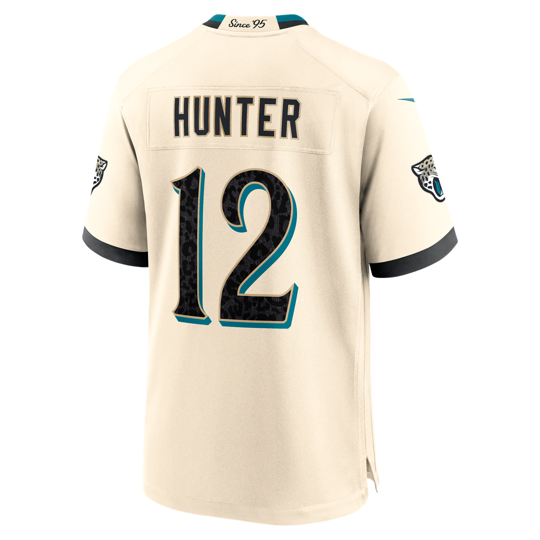 Jacksonville Jaguars Travis Hunter Nike Natural 2026 Rivalries Collection Game Jersey product image 7, provided for visual