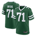 New York Jets Josh Myers Nike Legacy Green Team Game Jersey product image 1, provided for visual reference and product