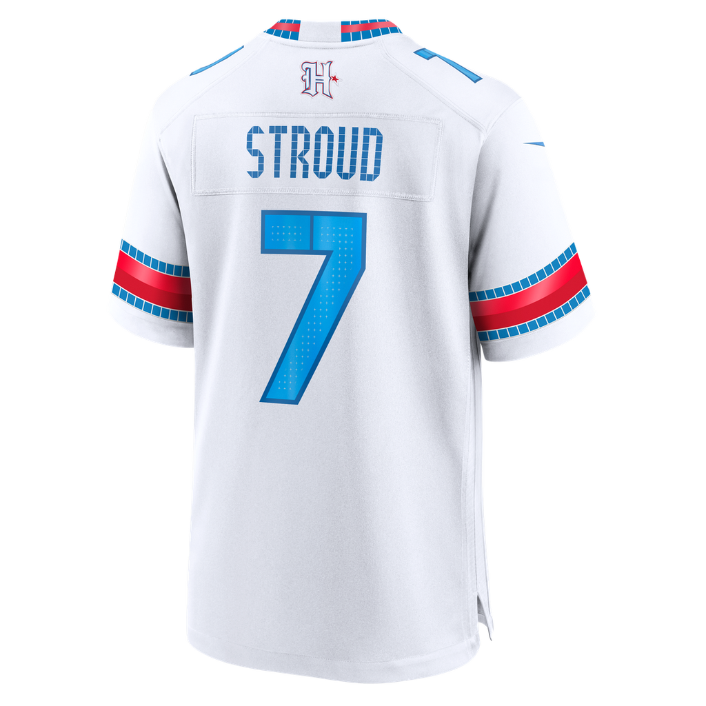 Houston Texans C.J. Stroud Nike White 2026 Rivalries Collection Game Jersey product image 7, provided for visual reference
