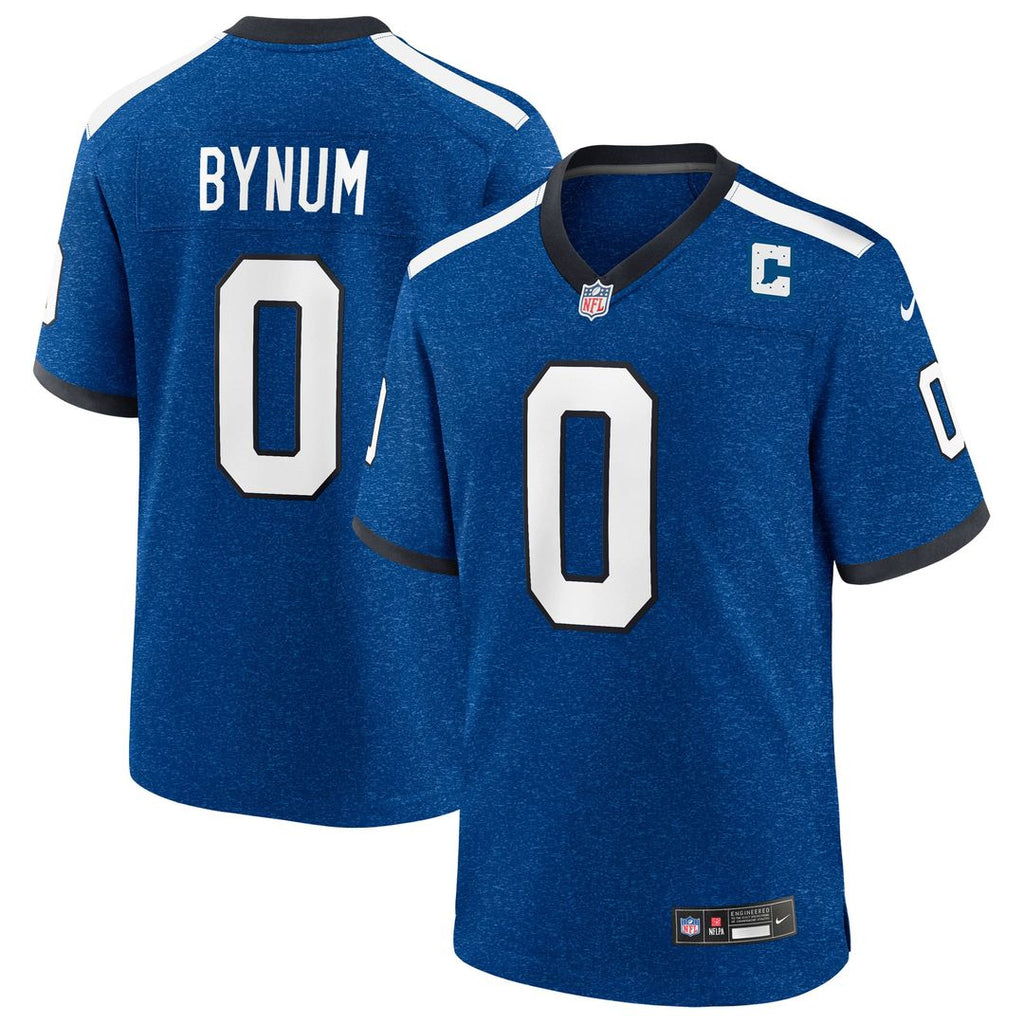 Indianapolis Colts Camryn Bynum Nike Heather Royal Alternate 2 Indiana Nights Game Jersey product image 1, provided for