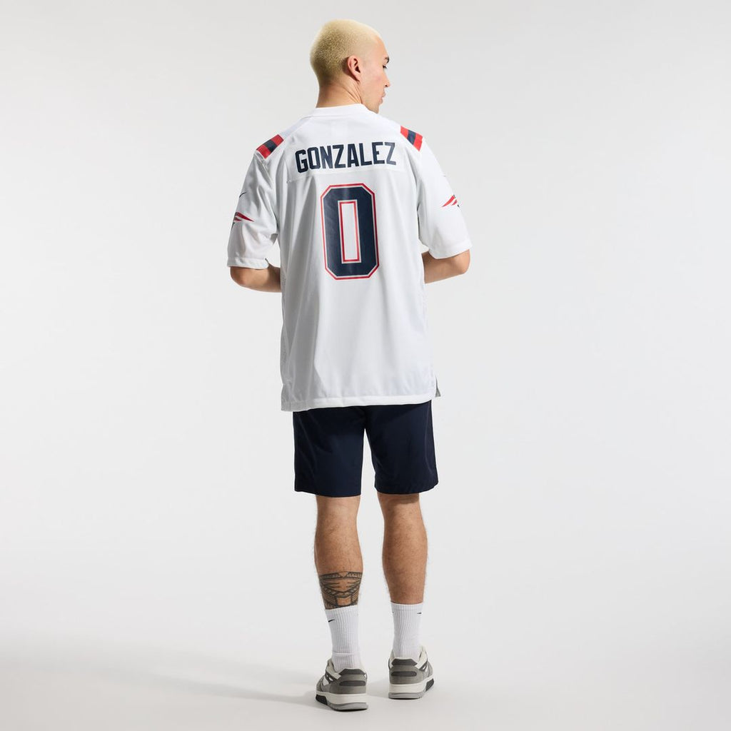 New England Patriots Christian Gonzalez Nike Navy Team Game Jersey product image 21, provided for visual reference and