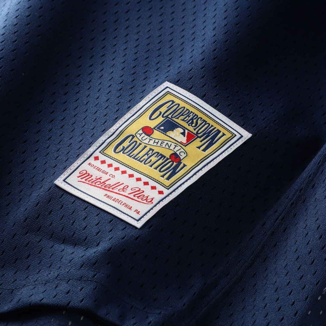 New York Yankees Mariano Rivera Mitchell & Ness Navy Cooperstown Collection Big & Tall Mesh Batting Practice Jersey product