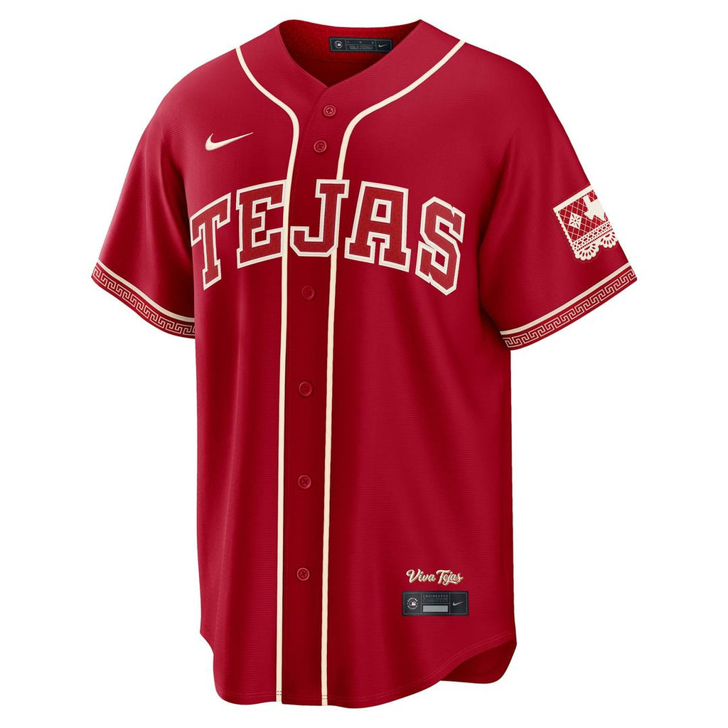 Texas Rangers Corey Seager Nike Red 2026 City Connect Stadium Jersey product image 2, provided for visual reference and