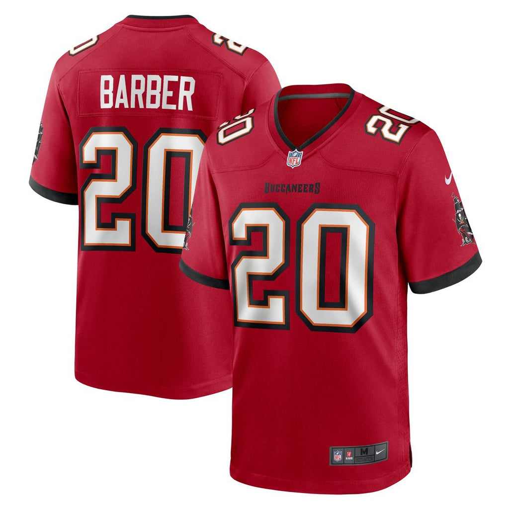 Tampa Bay Buccaneers Ronde Barber Nike Red Retired Player Game Jersey product image 1, provided for visual reference and