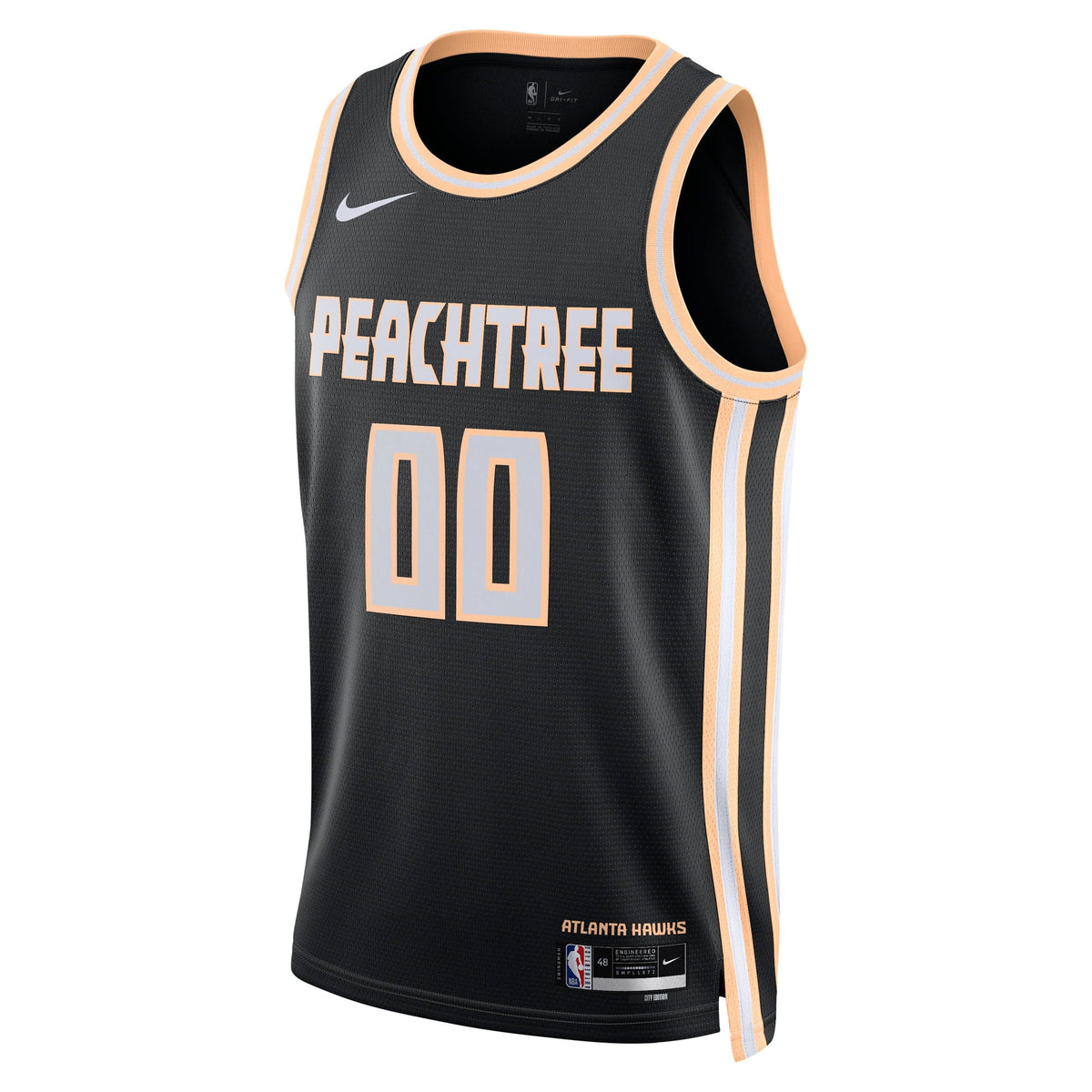 Nike Atlanta Hawks 2025/26 City Edition Swingman Jersey - Custom - Unisex product image 3, provided for visual reference and