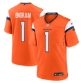 Denver Broncos Evan Engram Nike Orange Team Game Jersey product image 1, provided for visual reference and product detail