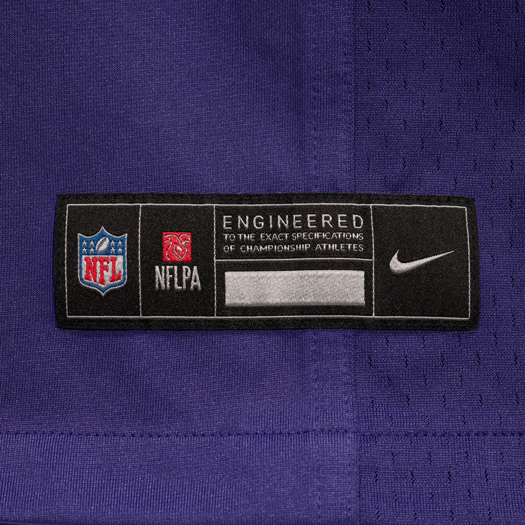 Baltimore Ravens Lamar Jackson Nike Purple Game Jersey product image 6, provided for visual reference and product detail