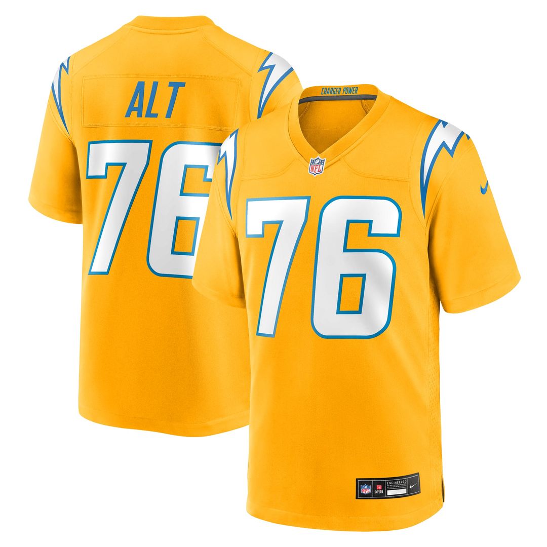 Los Angeles Chargers Joe Alt Nike Navy Alternate Super Chargers Game Player Jersey product image 15, provided for visual