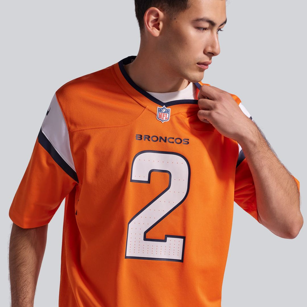Denver Broncos Patrick Surtain II Nike Orange Team Game Jersey product image 9, provided for visual reference and product