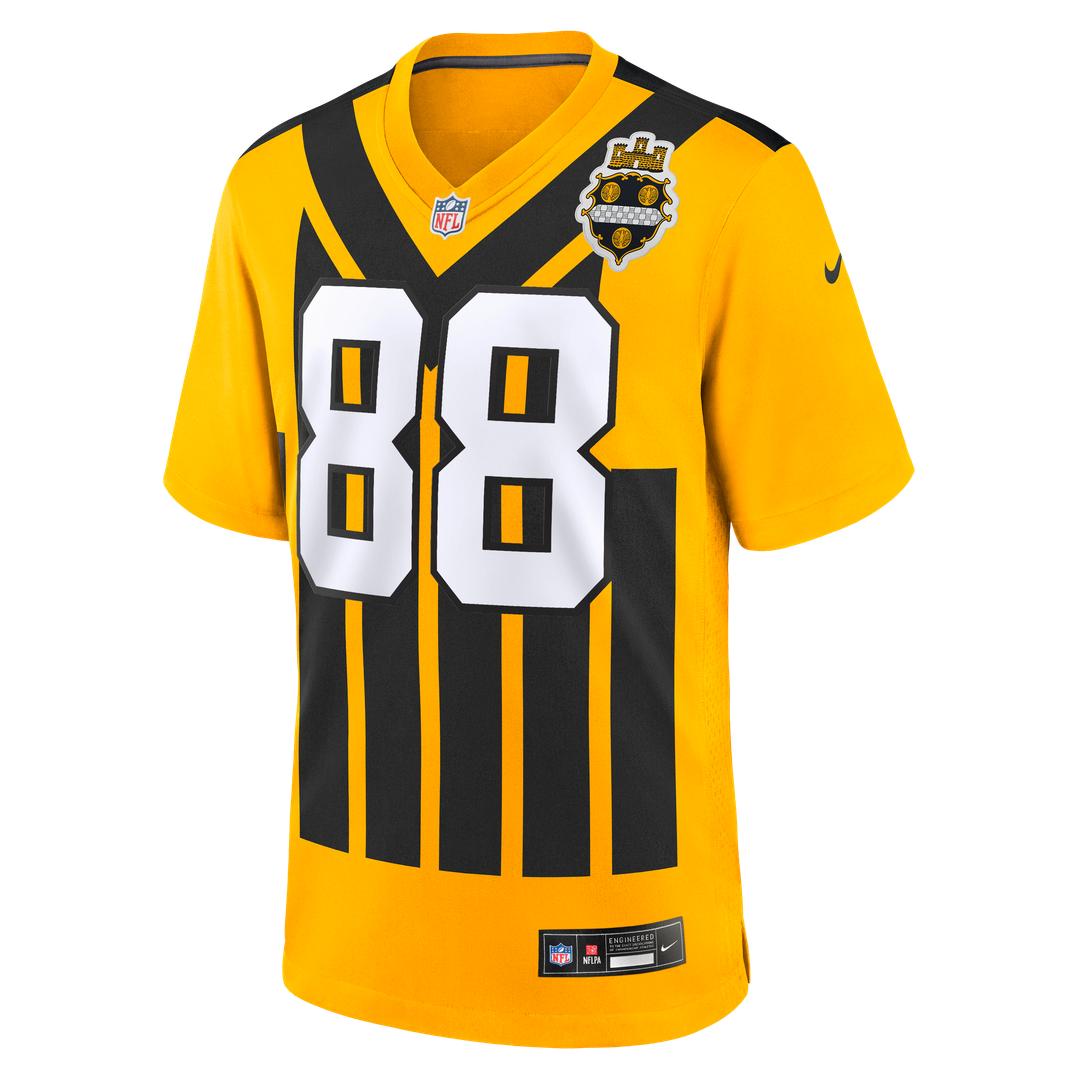 Pittsburgh Steelers Pat Freiermuth Nike Gold Alternate 1933 Throwback Game Jersey product image 6, provided for visual