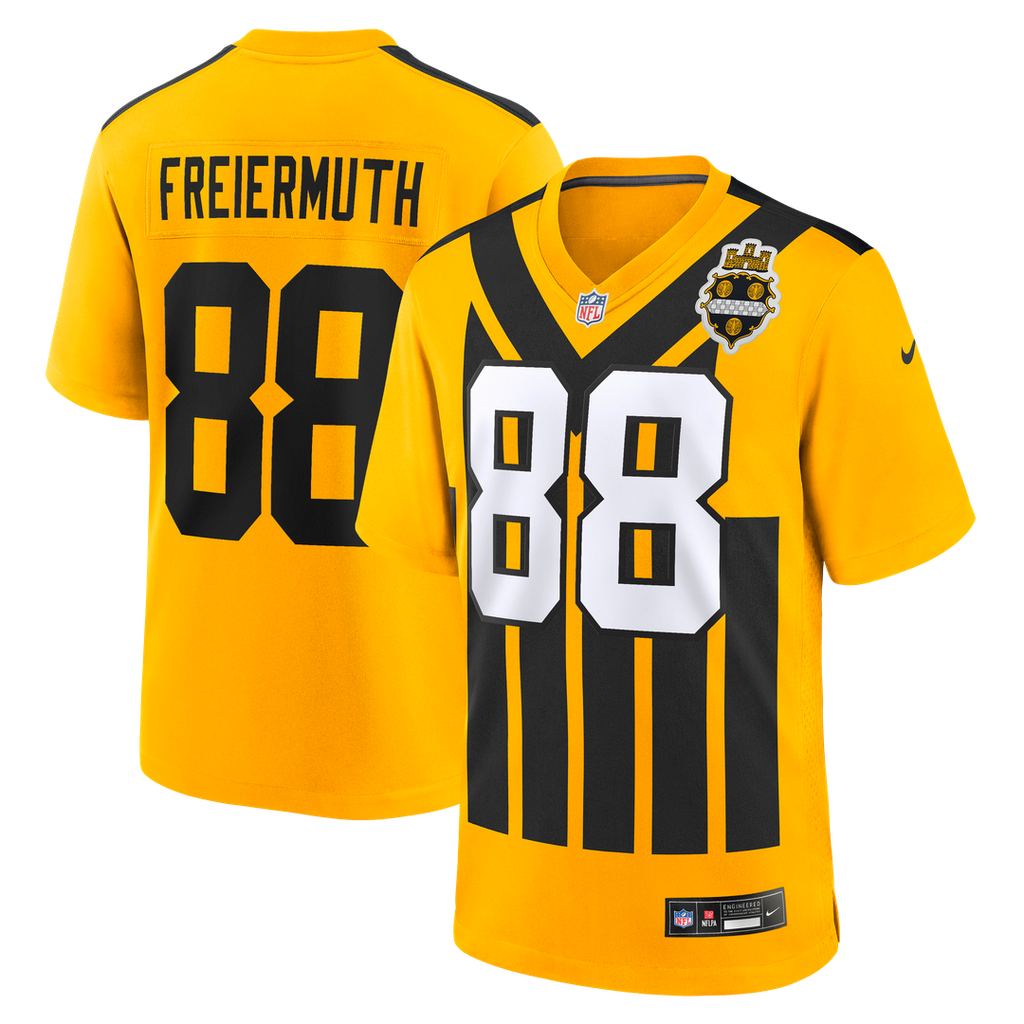 Pittsburgh Steelers Pat Freiermuth Nike Black Game Jersey product image 17, provided for visual reference and product detail