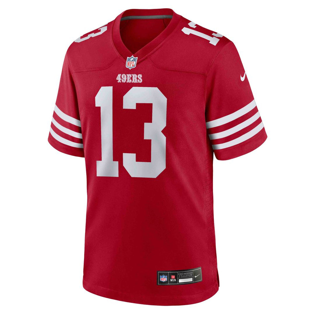 San Francisco 49ers Brock Purdy Nike Scarlet Game Player Jersey product image 2, provided for visual reference and product