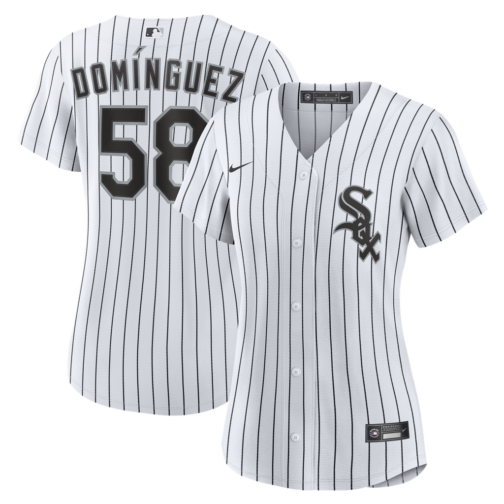 Chicago White Sox Seranthony Domínguez Nike White Home Replica Jersey for Women product image 1, provided for visual