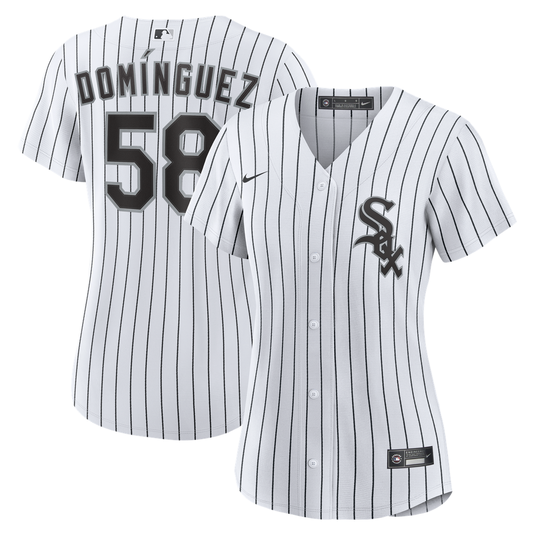 Chicago White Sox Seranthony Domínguez Nike White Home Replica Jersey for Women product image 1, provided for visual