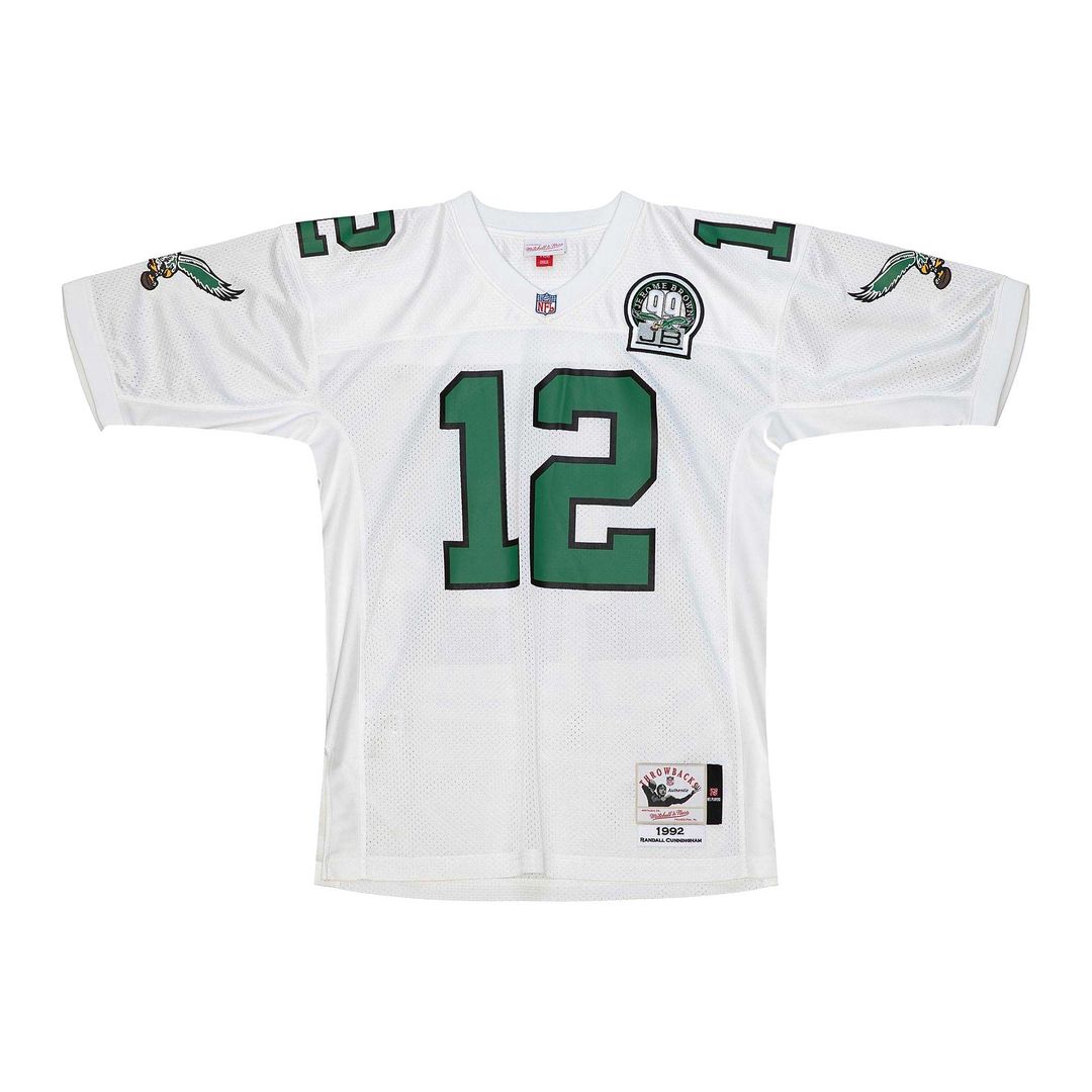 Philadelphia Eagles 1992 Randall Cunningham Mitchell & Ness White Authentic Throwback Retired Player Jersey product image 2,