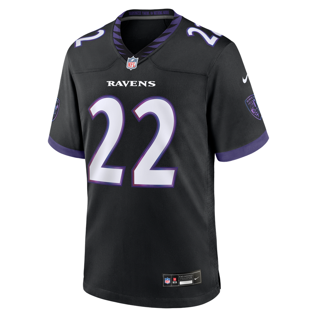 Baltimore Ravens Derrick Henry Nike Black Alternate Game Jersey product image 6, provided for visual reference and product