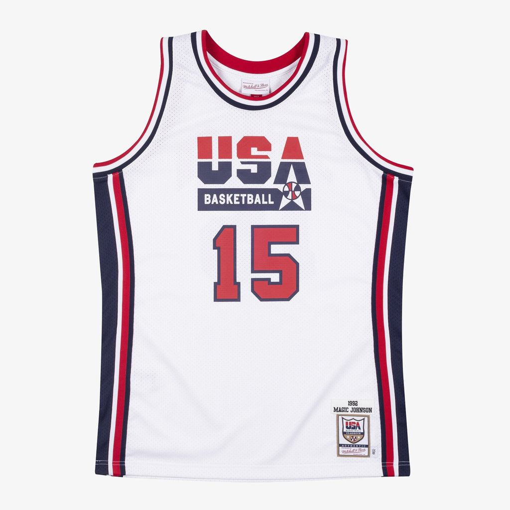 USA Basketball Mitchell & Ness Authentic Jersey Magic Johnson 1992 product image 1, provided for visual reference and