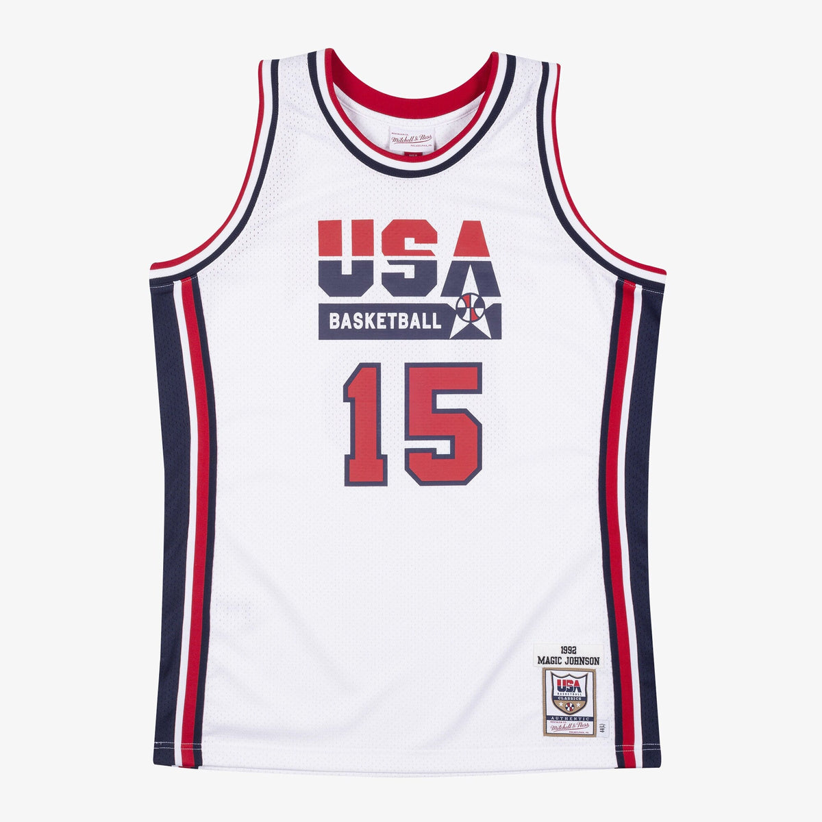 USA Basketball Mitchell & Ness Authentic Jersey Magic Johnson 1992 product image 1, provided for visual reference and