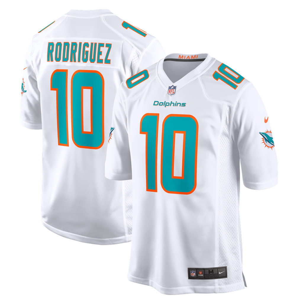 Miami Dolphins Jacob Rodriguez Nike White Game Jersey product image 4, provided for visual reference and product detail