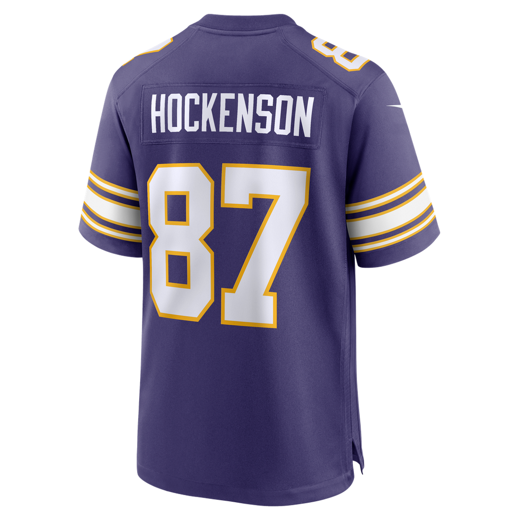 Minnesota Vikings T.J. Hockenson Nike Purple Classic Player Game Jersey product image 7, provided for visual reference and