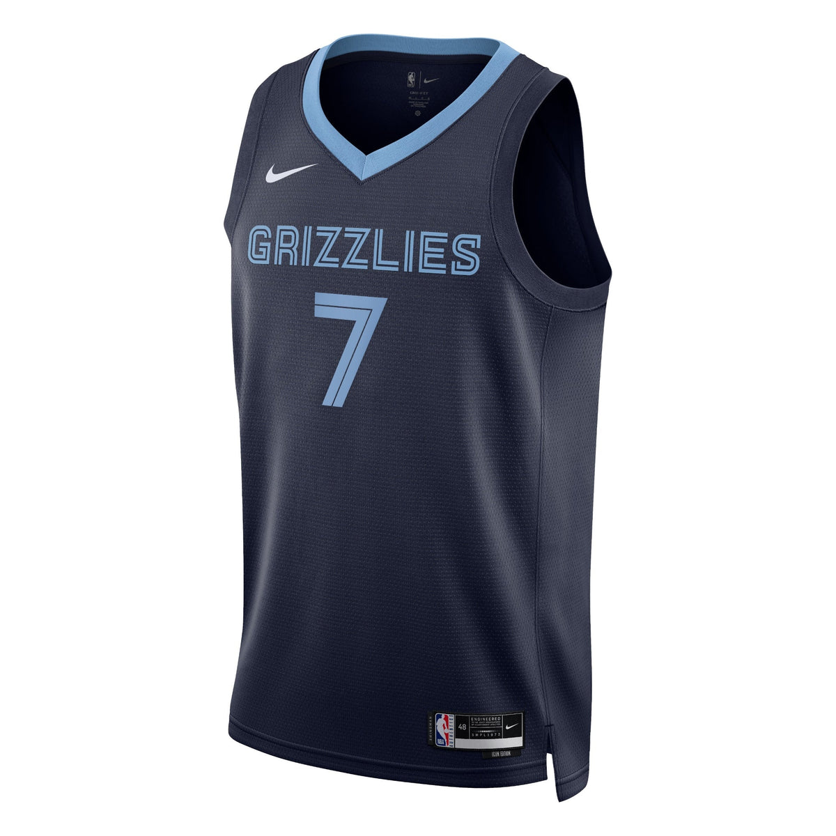 Memphis Grizzlies Nike Icon Edition Swingman Jersey - Navy product image 2