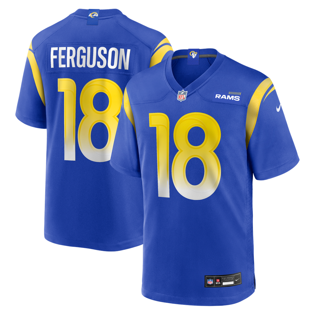 Los Angeles Rams Terrance Ferguson Nike Royal Team Game Jersey product image 1, provided for visual reference and product