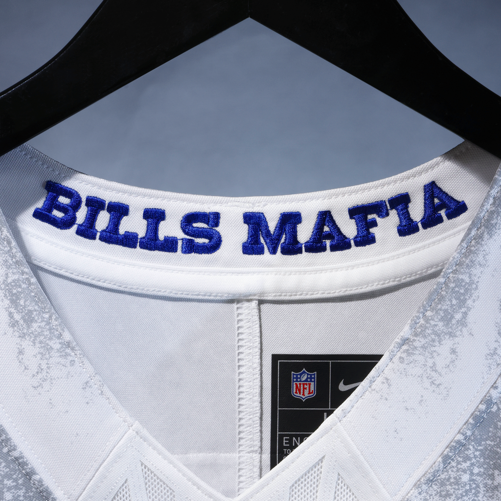 Buffalo Bills Josh Allen Nike White Rivalries Collection Stitched Limited Jersey product image 10, provided for visual