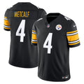 Pittsburgh Steelers DK Metcalf Nike Black Team Vapor F.U.S.E. Stitched Limited Jersey product image 1, provided for visual